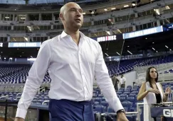 Derek Jeter previo a un duelo de los Marlins de Miami