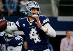 Dak Prescott en el partido con Dallas