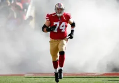 Joe Staley en acción con los San Francisco 49ers