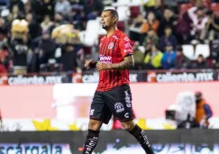 Edwin Cardona durante un juego de Xolos