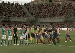 Partido entre León y Atlético San Luis en la eLigaMX