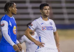 Lucas Passerini durante un juego de Cruz Azul