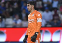 Gil Alcalá durante un partido del Querétaro