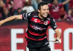 Erick Torres celebra anotación con Xolos 