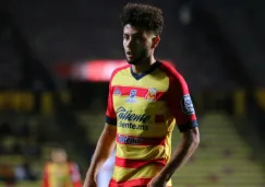 César Huerta durante un partido de Morelia