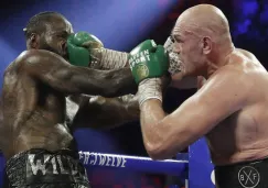  Tyson Fury en la pelea contra Deontay Wilder