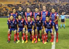 Jugadores de Atlante antes de un partido en el Ascenso MX