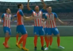 Jugadores del Rebaño celebran un gol 