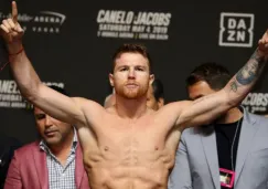 Canelo Álvarez en pesaje