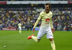 Manuel Pérez durante un partido con América