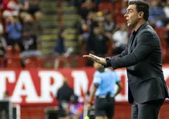 Pablo Guede en el Estadio Caliente