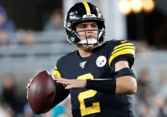 Mason Rudolph durante un partido con Pittsburgh