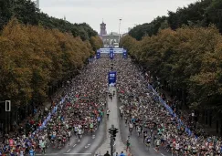 Panorámica de una de las ediciones previas del Maratón de Berlín