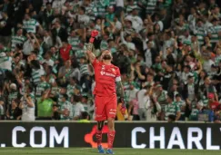 Jonathan Orozco durante un partido con Santos