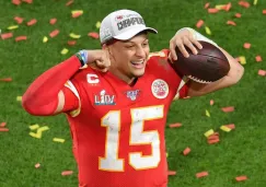 Mahomes en celebración con los Chiefs