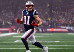 Julian Edelman durante un partido con Patriots