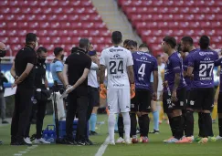 Jugadores de Mazatlán en un partido de Copa por México