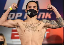 Oscar Valdez antes de una pelea