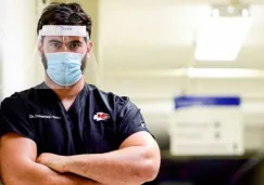 Laurent Duvernay-Tardif en un hospital