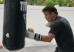 Daniel Zaragoza durante un entrenamiento 