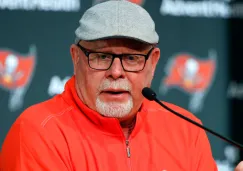 Bruce Arians, en una conferencia de prensa