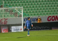 Carlos Acevedo durante un partido con Santos