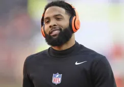 Odell Beckham Jr. sonríe previo a un juego