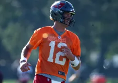 Tom Brady en entrenamiento