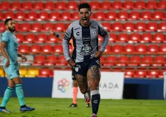 Guzmán corre tras marcar el gol del triunfo