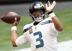 Russell Wilson en acción con Seattle Seahawks