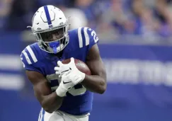 Marlon Mack durante un partido con Colts