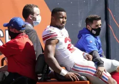 Saquon Barkley, en el 'carrito de las desgracias'