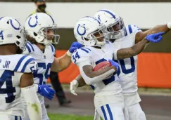 Jugadores de Colts en festejo 