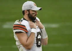  Baker Mayfield en juego con los Cleveland Browns