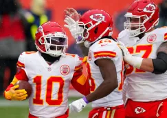 Los Chiefs festejan una acción ante Denver