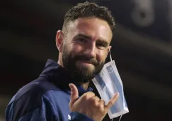 Miguel Layún previo a un partido con los Rayados del Monterrey