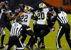 Pelea entre Bears y Saints