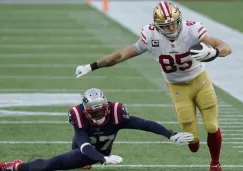 George Kittle en acción con San Francisco