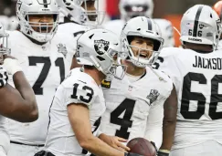 Raiders en partido de la NFL