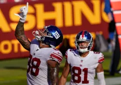 Evan Engram luego de anotar en contra de Washington