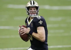 Drew Brees durante un juego con los Saints de Nueva Orleans