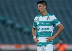 Brayan Garnica en lamento con Santos