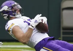 Adam Thielen en un juego de los Vikings