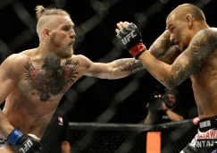 Conor McGregor y Dustin Poirier en un combate