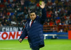 Luis Fernando Tena durante un partido con Chivas