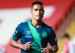 Osvaldo Martínez en un partido con el Puebla