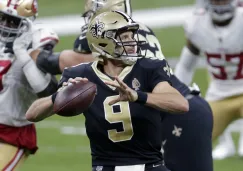 Drew Brees en un partido de NFL