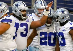 Los Cowboys celebran una jugada ante Philadelphia 