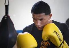 Miguel Ángel Berchelt en un entrenamiento