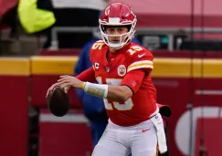 Mahomes, durante el partido de la Ronda Divisional contra Cleveland